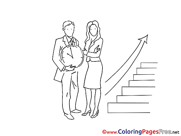 Free Career Ladder Coloring Page