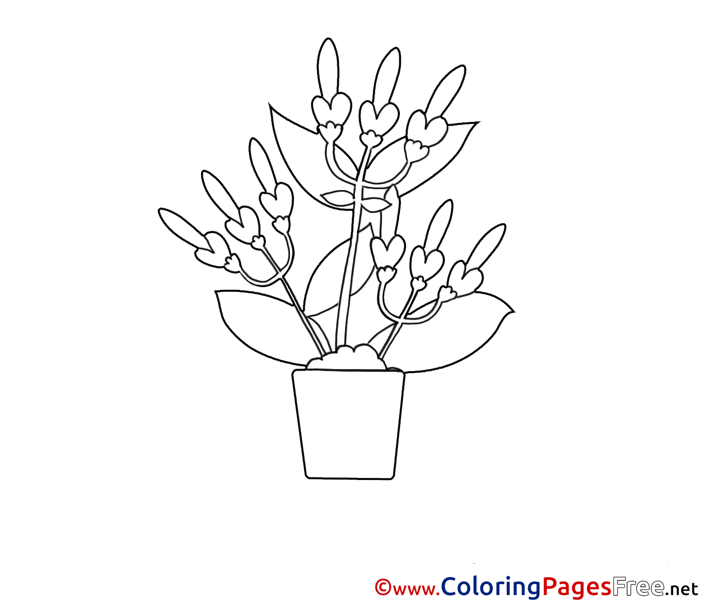 Pot download printable Coloring Pages
