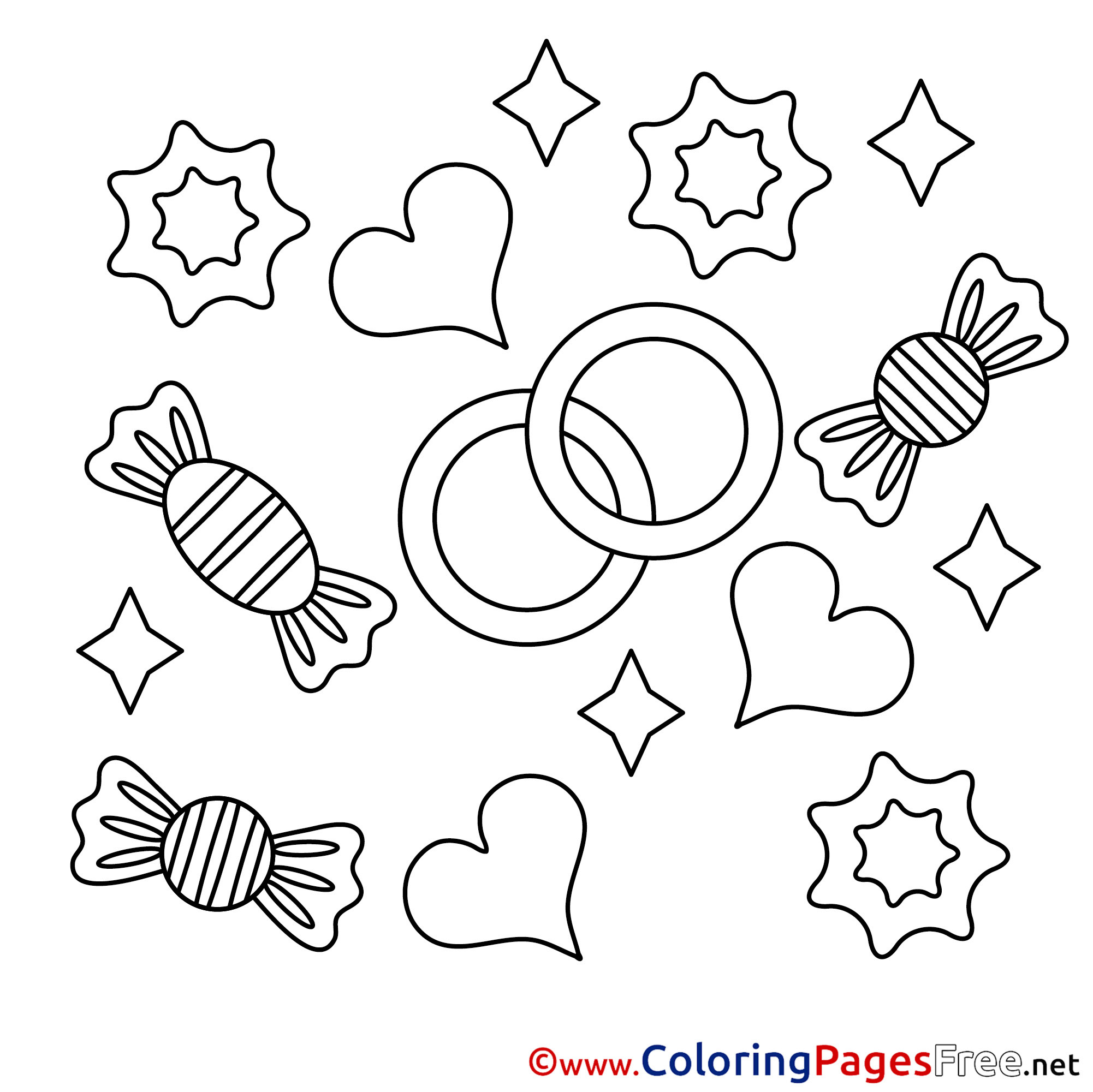 Valentine Candy Coloring