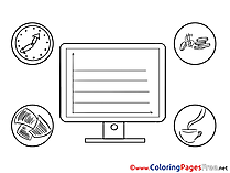 Exchange Business Coloring Pages download