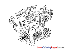 Cone free Christmas Coloring Sheets